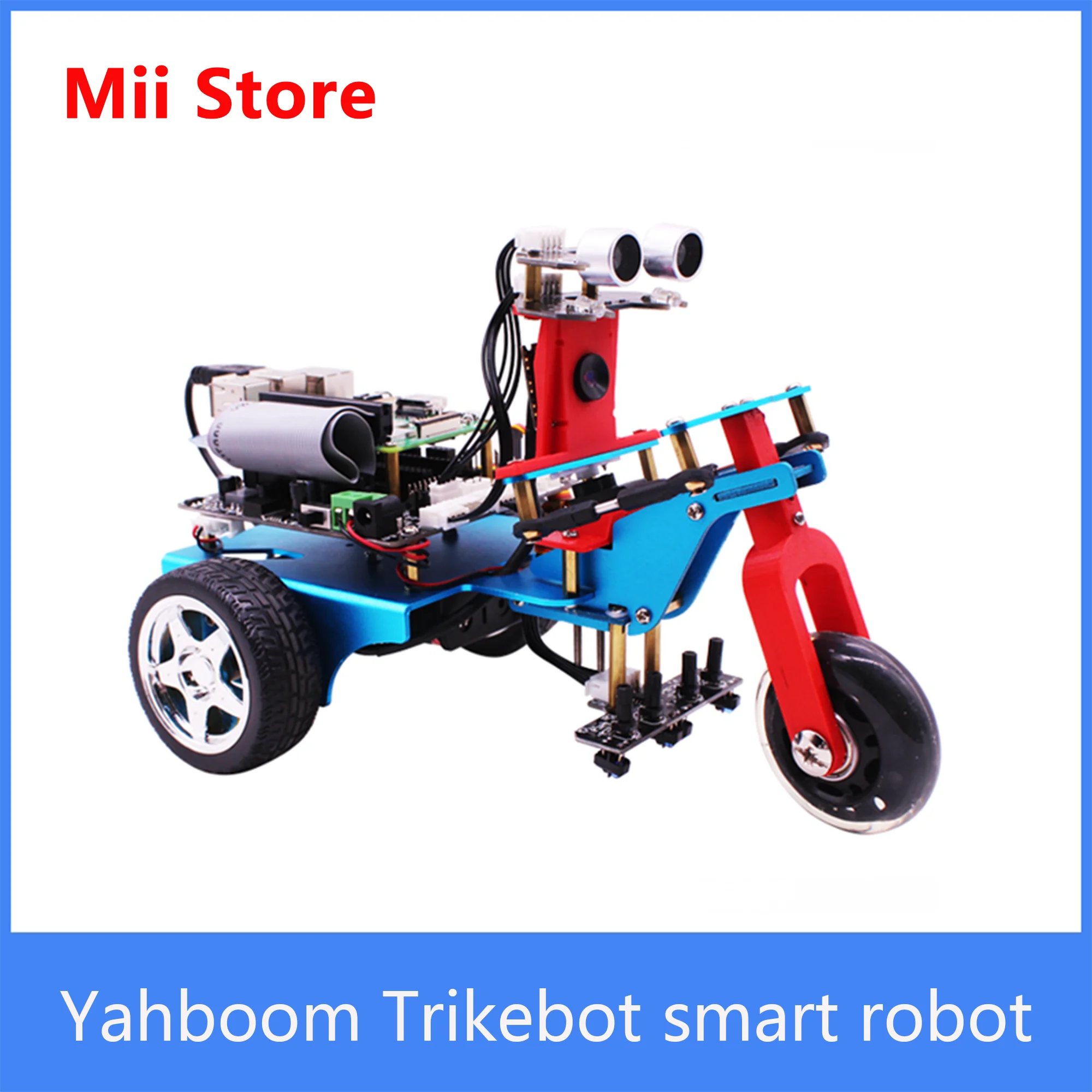 Паровое Программирование 3WD умный робот автомобильный комплект для Raspberry Pi 3B +/4B С