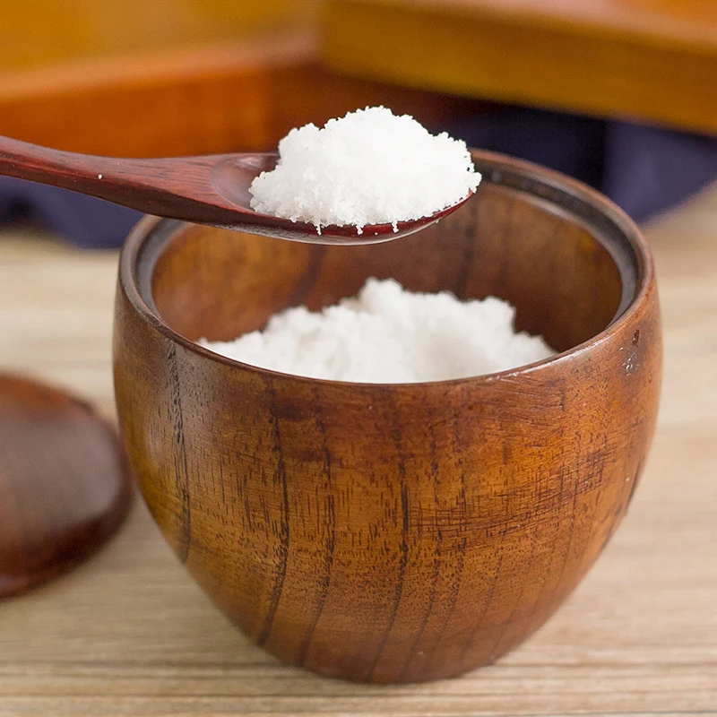 Твердая древесина банка для сахара чаша соль коробки перца приправ японский