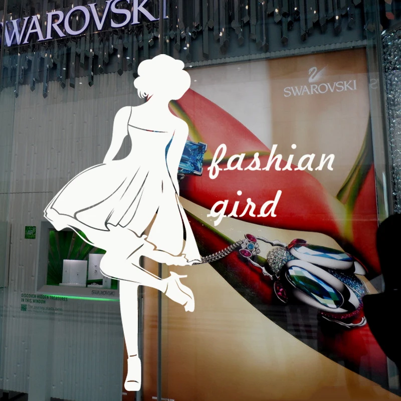 

Clothing Store Wall Stickers, Clothing Store Wall Decals 22 Color Choosed