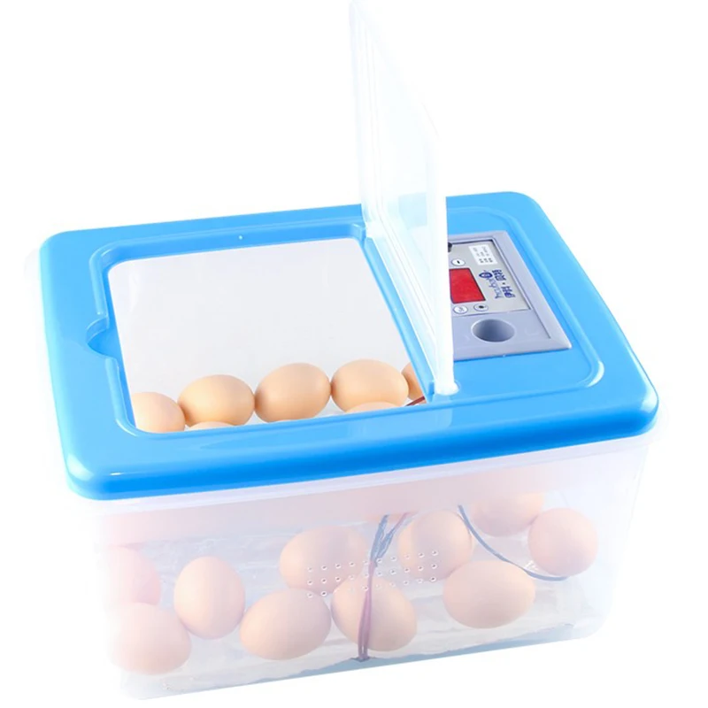 

US Plug,Plastic Water Bed Incubator Household Type Chicken Duck Goose Incubator Small Egg Box 12V / 220V