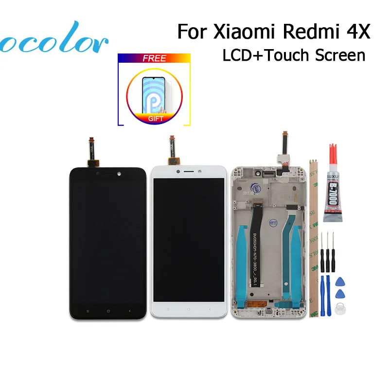 Ocolor 5 0 дюйма для Xiaomi Redmi 4X ЖК дисплей и сенсорный экран с рамкой дигитайзер в сборе