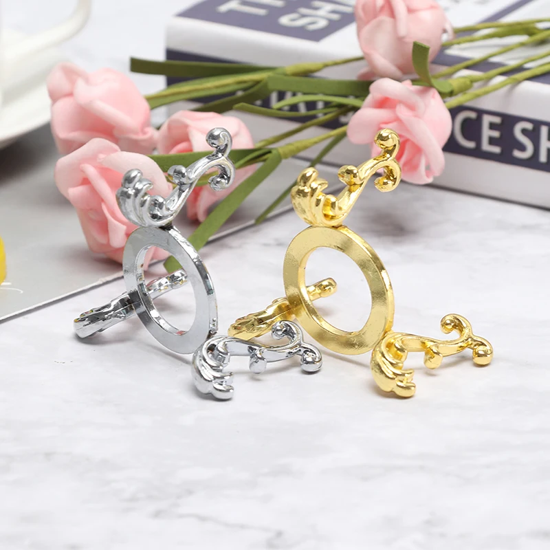 1 шт. подставка для мячей металлическая позолоченная дисплея с орнаментом