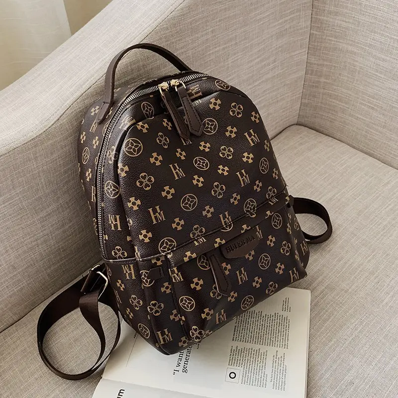 

New High-quality Fashion Backpack Ladies All-match Large-capacity Backpack Purses and Handbags Luxury Designer Sac A Main
