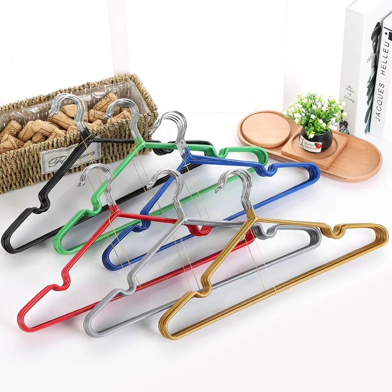 Вешалка для одежды детей и взрослых металлическая + ПВХ нескользящая 10 шт./компл. |