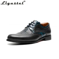 men dress shoes crocodile cow leather red bottom wedding shoes handmade lace up pointed toe business formal plus size 47
