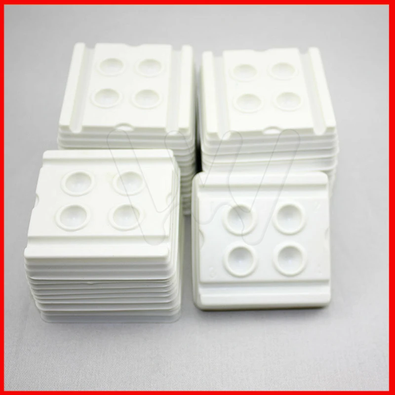 500PCS 4 Holes Bonding Composite Adhesive Mixing Wells Trays Model