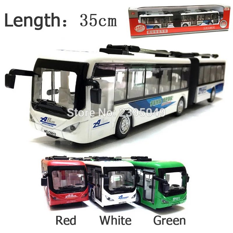 Длинный автобус новинка 1:48 модель из сплава пластиковые литые игрушечные