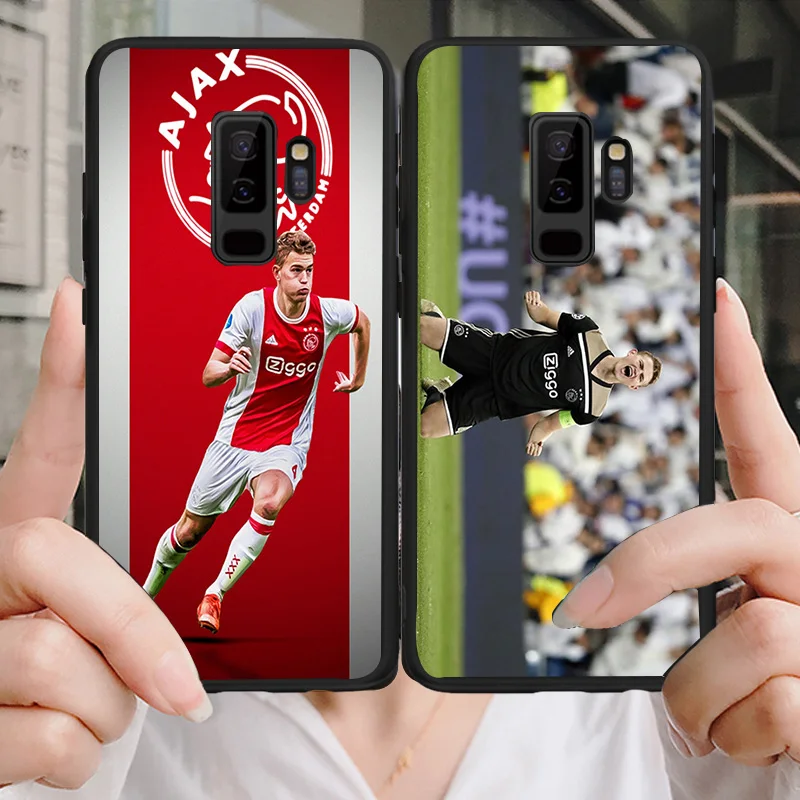 Чехол для телефона FC Ajax Samsung Galaxy S10 S7 Edge DIY прозрачный мягкий TPU De Ligt Neres S9 A5 A7 A8 J7 Prime