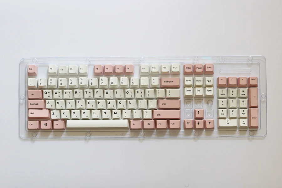 PBT сублимационные корейские колпачки для ключей с подсветкой 104 клавиш Cherry Mx переключатели колпачки для ключей съемник для механической клавиатуры