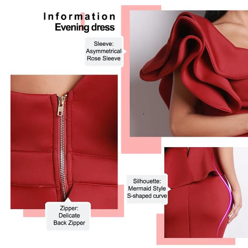 

2021 Woman Sexy Strapless Bandage Ruffled Backless Elegant Club Evening Dress Vestido TB0020