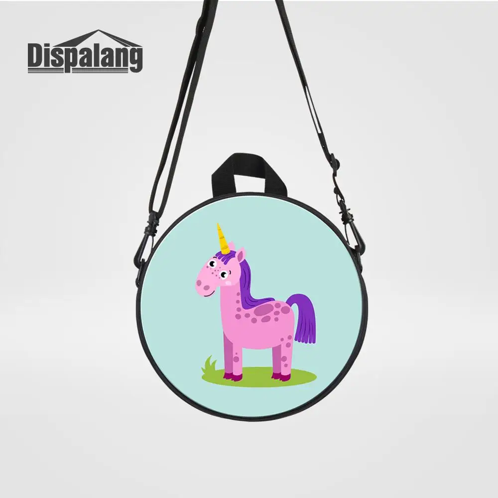 Backpack18 Dispalang новые Мультяшные детские сумки-мессенджеры с принтом лисы для девочек милые животные круглые Rugtas детские мини сумки через плечо - Цвет: Backpack18