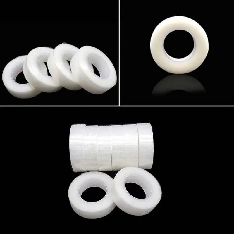 Клейкая лента для наращивания ресниц 3 рулона клейкая из полиэтилена