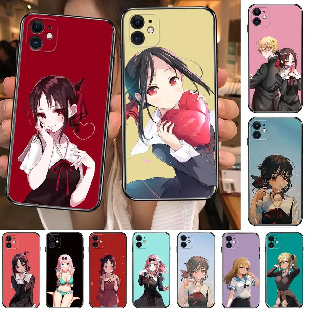 Фото Kaguya-sama: Love Is War Phone Cases For iphone 11 Pro Max case 12 8 PLUS 7 6S XR X XS mini mobile cell wom Мобильные телефоны и Kaguya-sama: Love Is War Phone Cases For iphone 11 Pro Max case 12 8 PLUS 7 6S XR X XS mini mobile cell wom Мобильные телефоны и