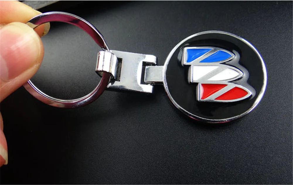 Автомобильный брелок для ключей цепочка 3D металлический нержавеющий BUICK
