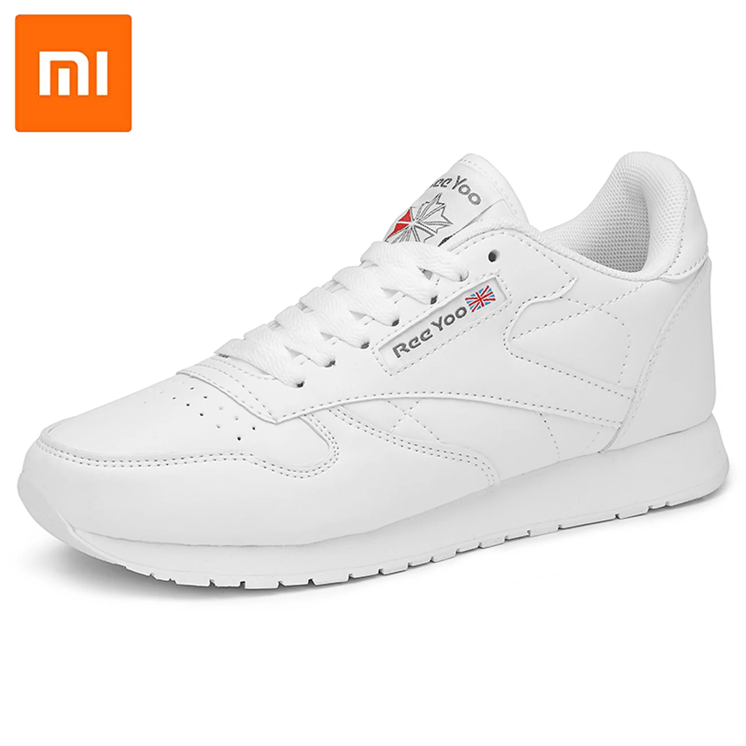 Модные мужские кроссовки Xiaomi Mijia 2021, белые, женские и мужские кроссовки на плоской платформе, черные туфли для пар, удобная резиновая обувь н...