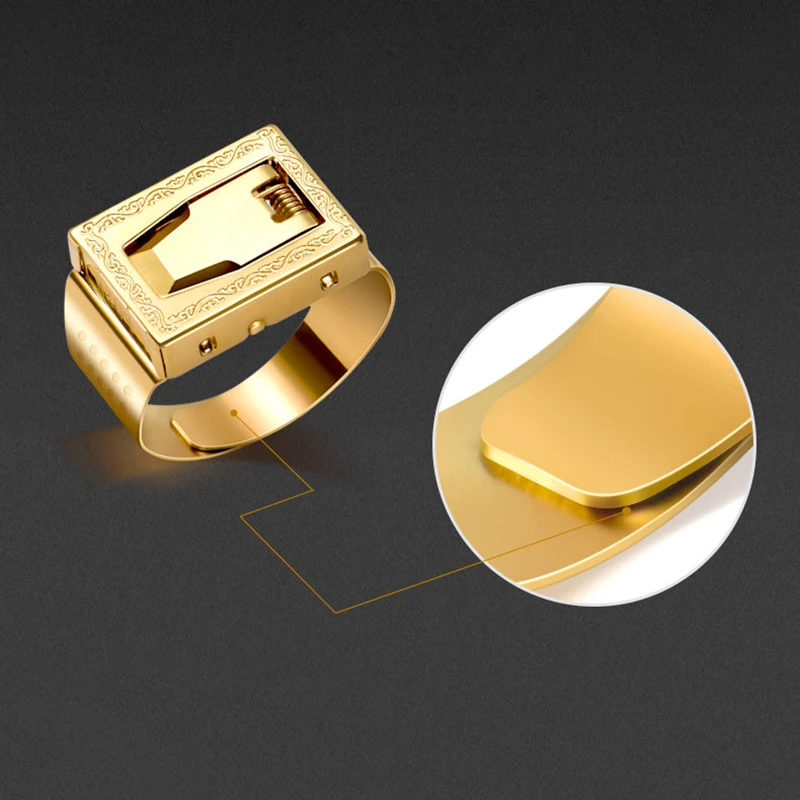 1 шт. складной нож-Кольцо из нержавеющей стали | Украшения и аксессуары