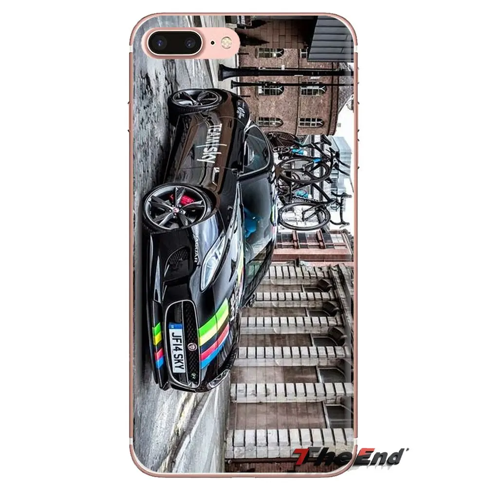 Чехол из ТПУ для велосипедной гонки Sky Pro Team Cycling iPhone XS Max XR X 4 4S 5 5S 5C SE 6 6S 7 8 Plus samsung