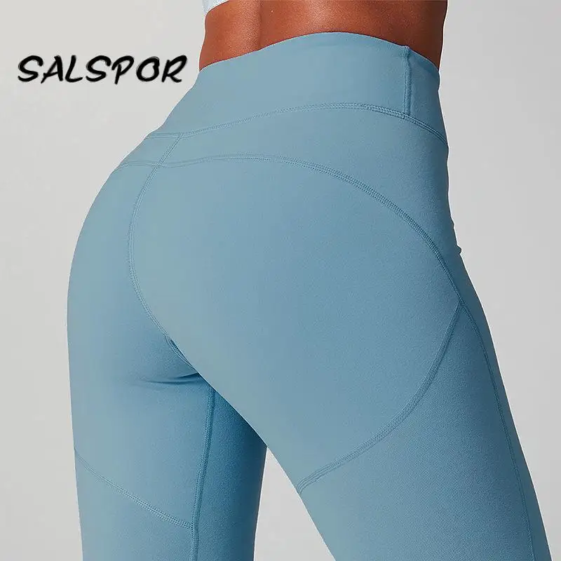 

SALSPOR Gym Leggings Women Push Up Sexy High Waist Legging Workout Squat Proof Tights Leggins Running Bubble Butt Woman Pants