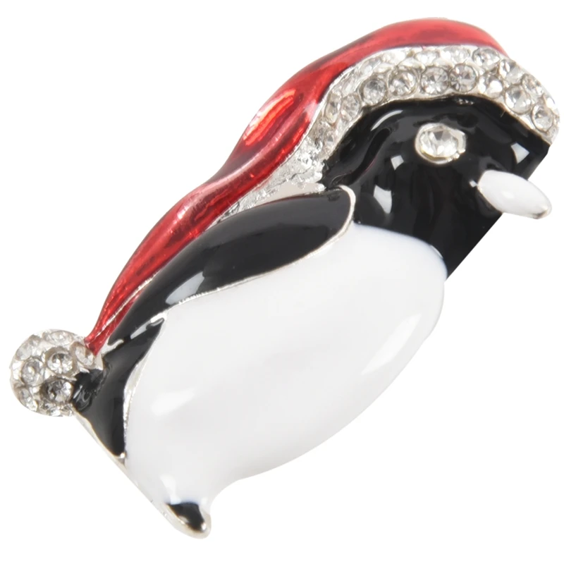 Christmas Rhinestone Cute Penguin Brooch Party Decoration | Украшения и аксессуары
