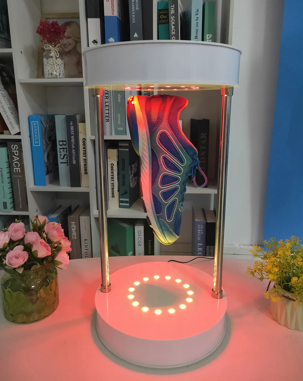 Магнитная левитационная плавающая полка для обуви подставка кроссовок