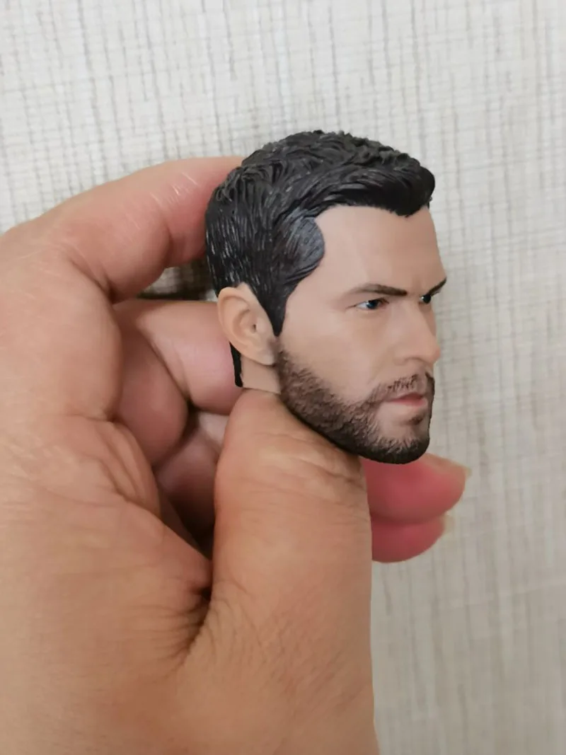 

In Stock 1/6 Captain Steve Rogers Head Sculpture with Changeable Face Model Fit 12" Male Action Figure