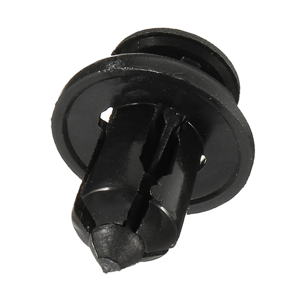 100 шт. черные пластиковые заклепки для автомобильного брызговика бампера