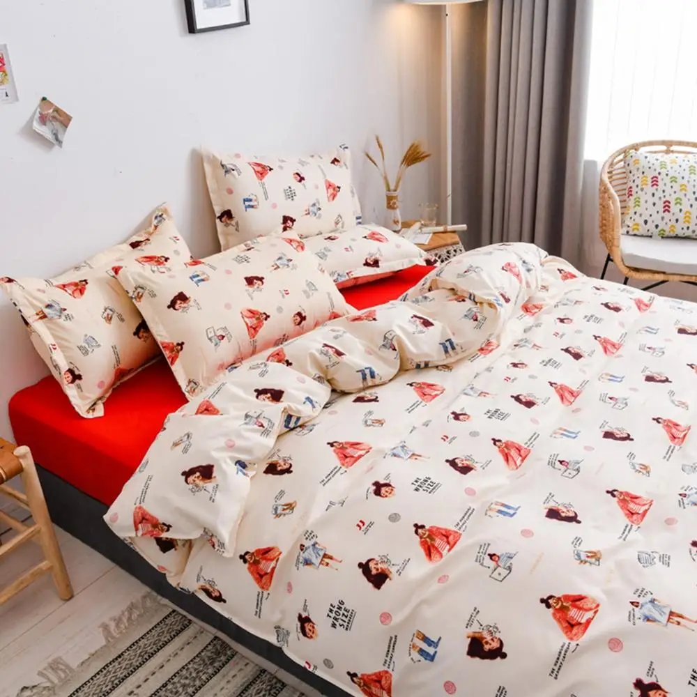 Комплект постельного белья для взрослых с пододеяльником/пододеяльником и