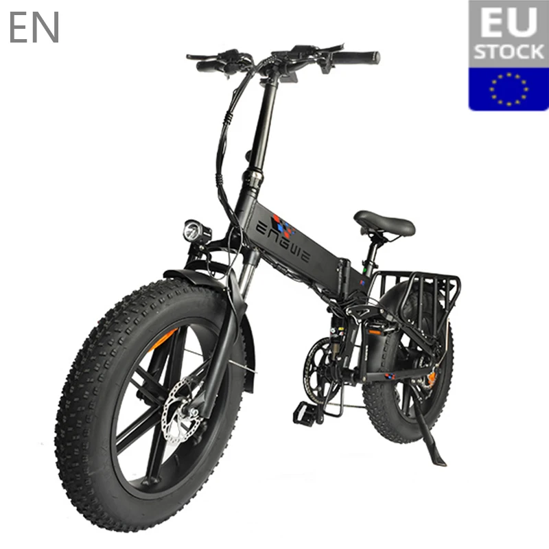 (EU STOCK) Электрический велосипед 48V12.8A 20*4 0 электрический с толстыми шинами 750 Вт 45