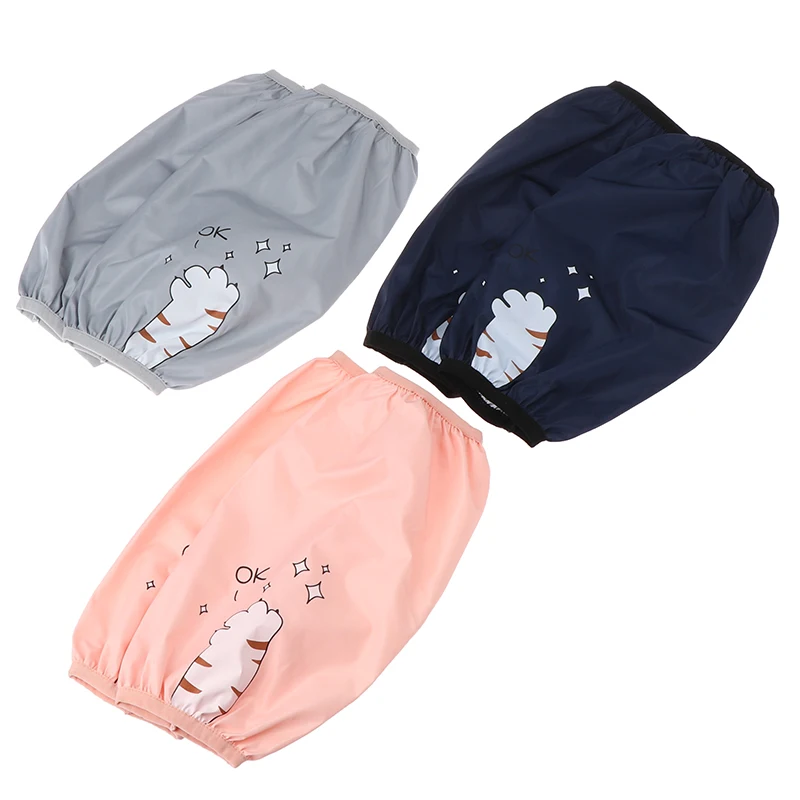 

Useful Waterproof Housework Oversleeve Elastic Cuff Designed Sleeve Cover for Household Working Kitchen Cleaning Students Adults