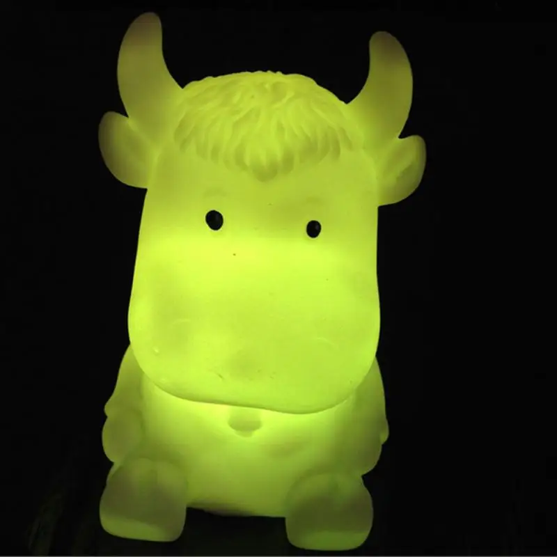 

Lovely 12 zodiac animals shaped Long lasting LED 7 color change Night light for home decor