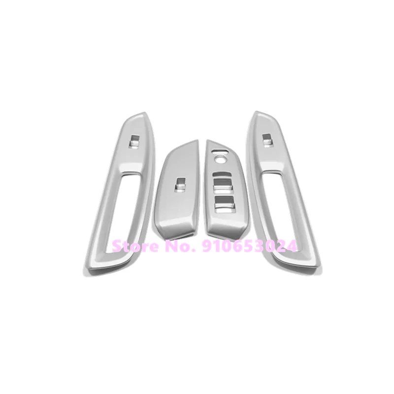

For Honda Fit Jazz 2020 2021 Accessories ABS matte Door Window glass Lift Control Switch Panel Cover Trim LHD Car Styling 4pcs