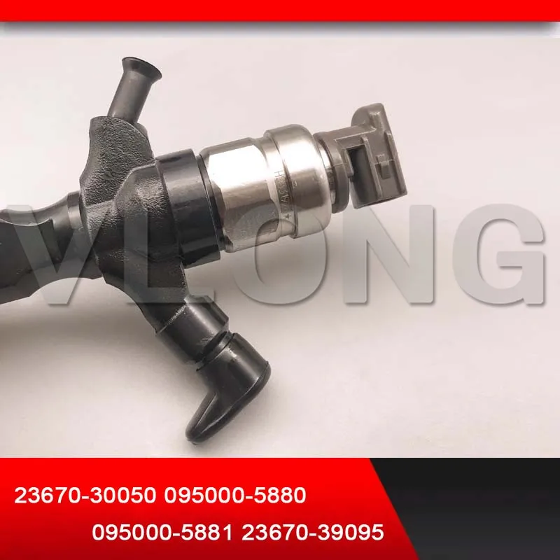 Подлинный новый COMMON RAIL дизельный инжектор для DE-NSO TOYOTA 2KD-FTV HIACE TURBO 23670-30050 095000-5880