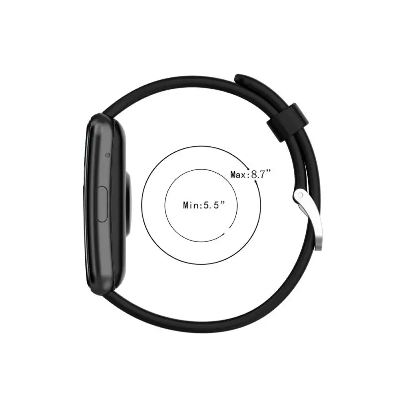 

For Huawei Watch Fit Soft Silicone Strap Watch Band Bracelet Wrist Strap Sport Replacement Accessories for Huawei Watch Fit