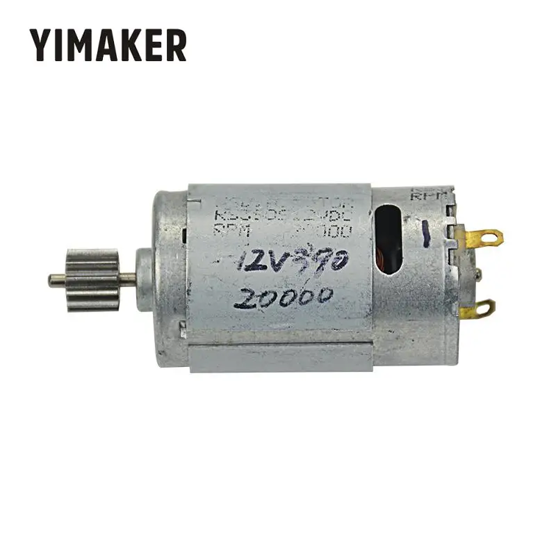 YIMAKER 1 шт. двигатель постоянного тока для электромобиля 12 В RS390 12 т 15-25 Вт 20000 ОБ/мин детский электродвигатель мотоцикла высокой мощности