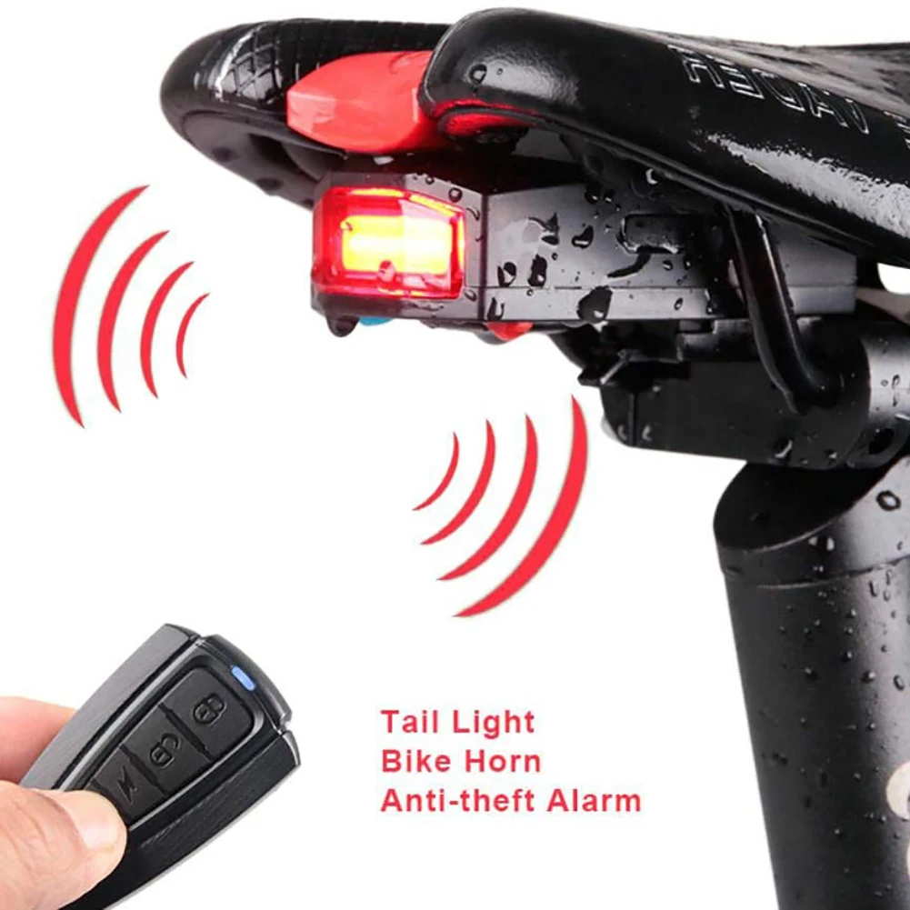 Светодиодный USB Перезаряжаемые задняя подсветка на велосипед светильник