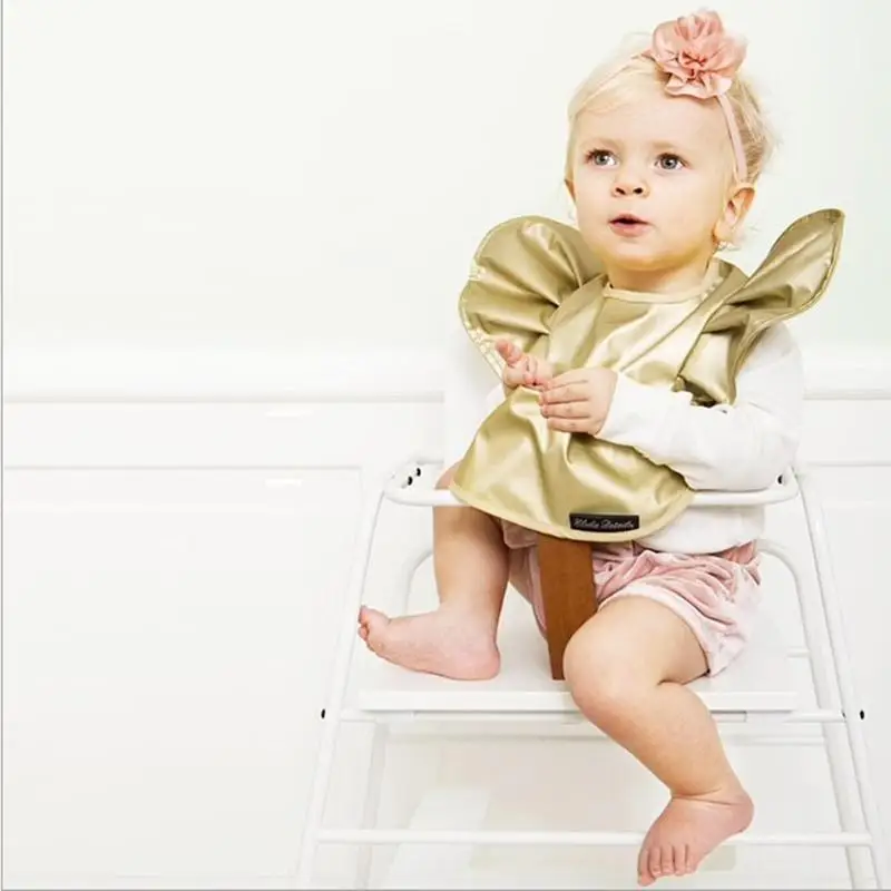 

Baby Wave Tyrant Gold Pocket Bib Hard Waterproof Slobber Feeding Cloth