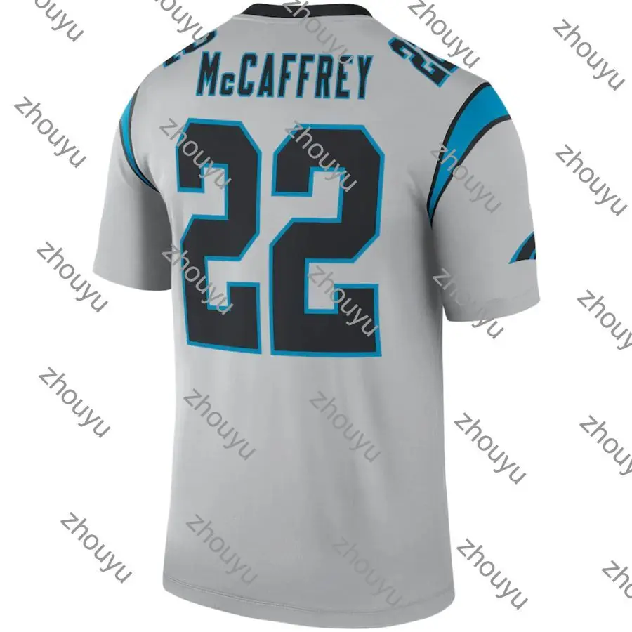 

Футболка с надписью Christian McCaffrey Gray Panthers