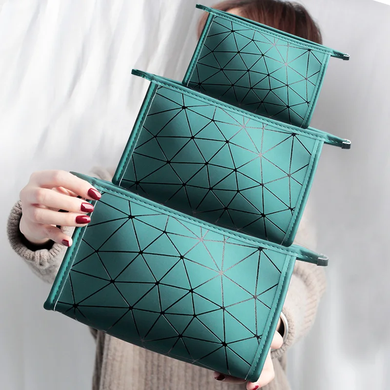 Lingge косметичка женская модная большая сумка для хранения с блестками в