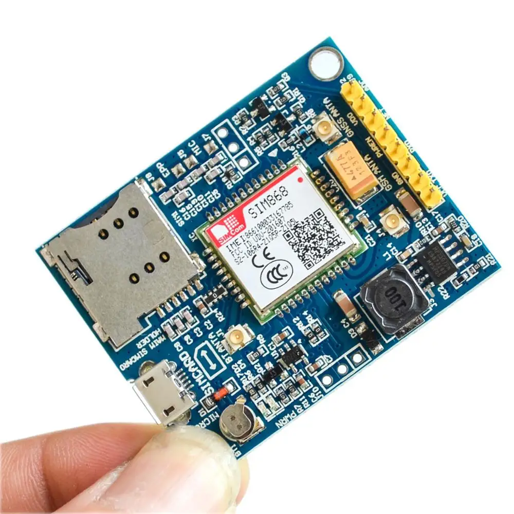 SIM868 GSM GPRS GPS BT сотовый модуль мини плата коммутационная вместо SIM808 | Электронные