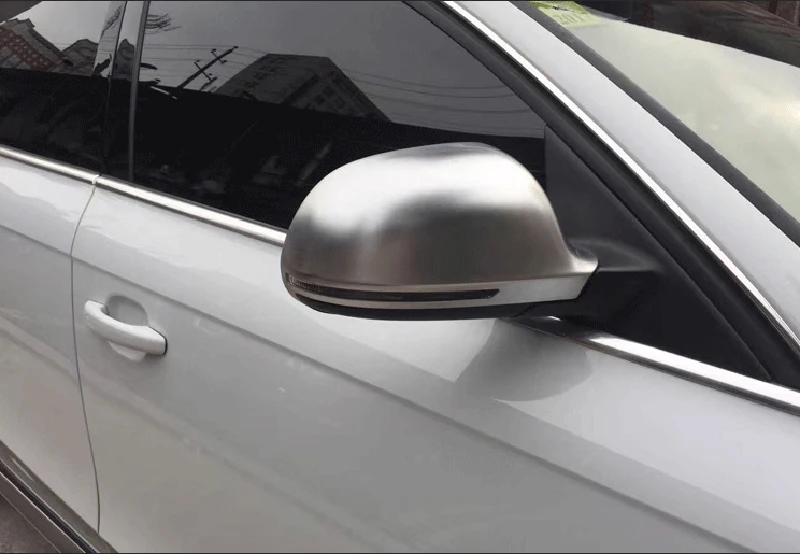 Чехол для автомобильного зеркала заднего вида Audi B8 A3 A4 A5 A6 S4 RS4 S6 RS6 1 пара матовых