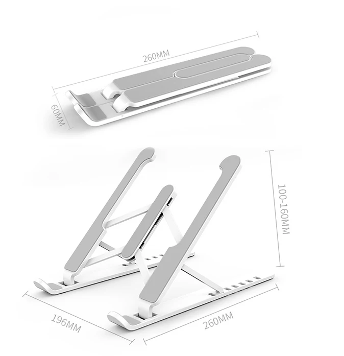 Держатель для ноутбука MacBook Pro складной алюминиевый сплав Подставка Для Ноутбука