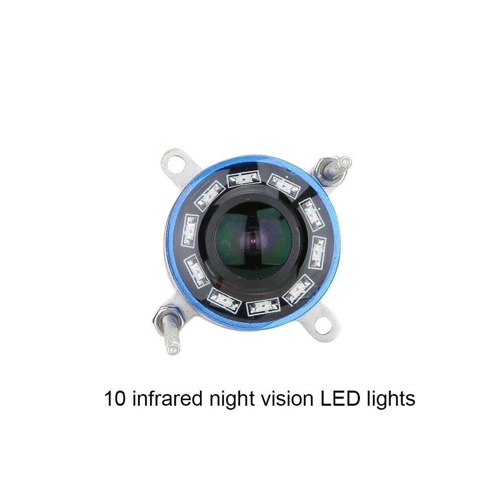 Купить 7 Inch1200TVL Рыболокаторы подводная рыбалка Камера монитор 10 шт. светодиодный Ночное видение Металл колеса Камера для рыбалки