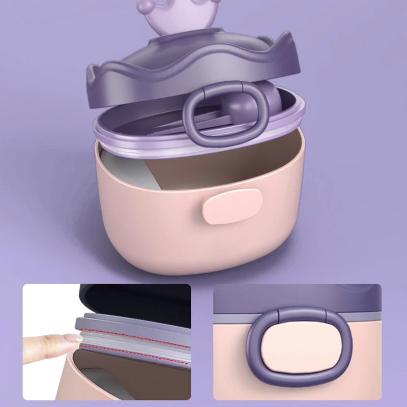 Портативный контейнер для хранения молочного порошка без БФА детского еды закусок чехол сухого молока