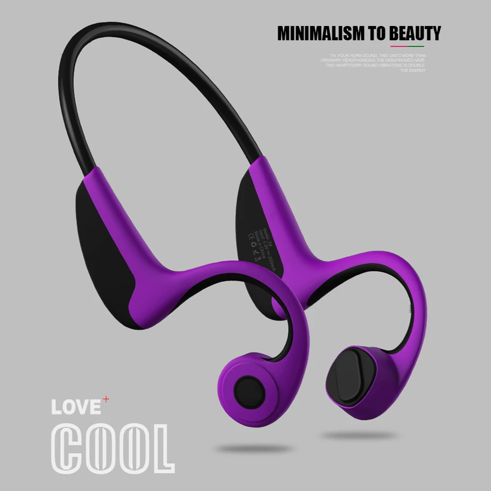 Наушники Z8 с костной проводимостью беспроводные наушники bluetooth 5 0 стереонаушники