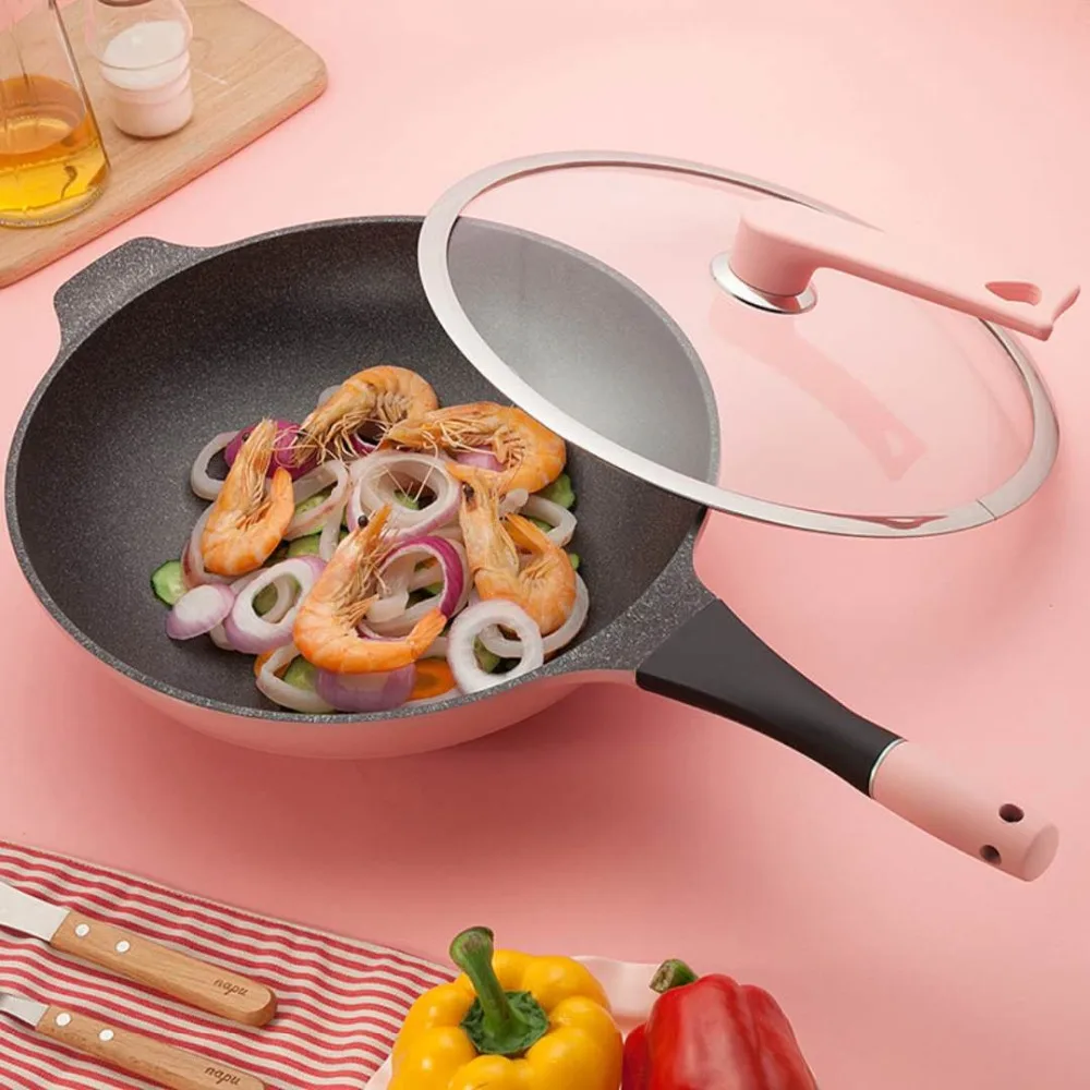 Бездымная антипригарная кухонная утварь без покрытия чугунная стандартная