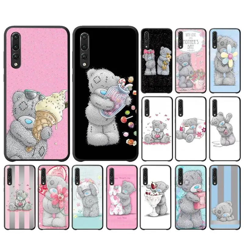 FHNBLJ чехол для телефона с надписью Cute Me To You Bear Huawei P 8 9 10 20 30 40 lite pro Psmart|Бамперы| |