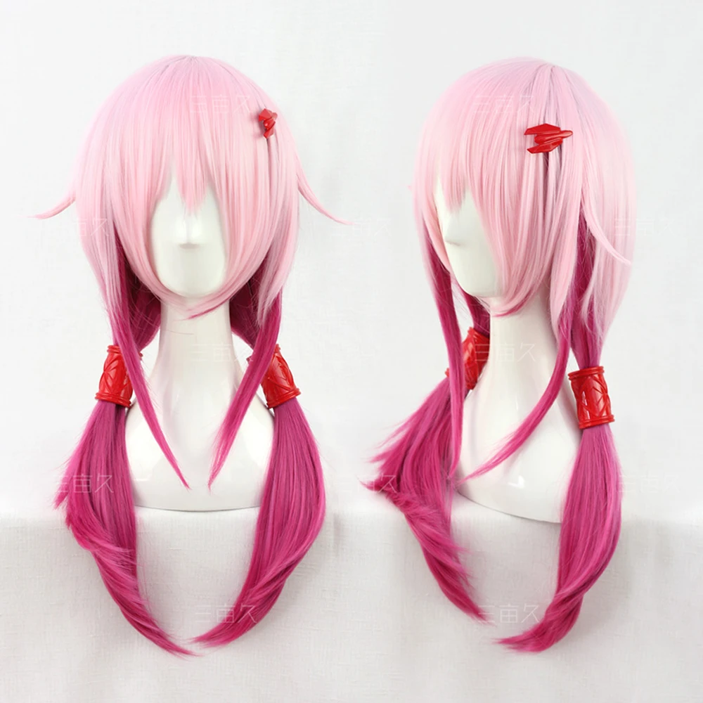 LG розовая сеть Guilty Crown косплей парик inori yuzuriha костюм женщина для взрослых парики
