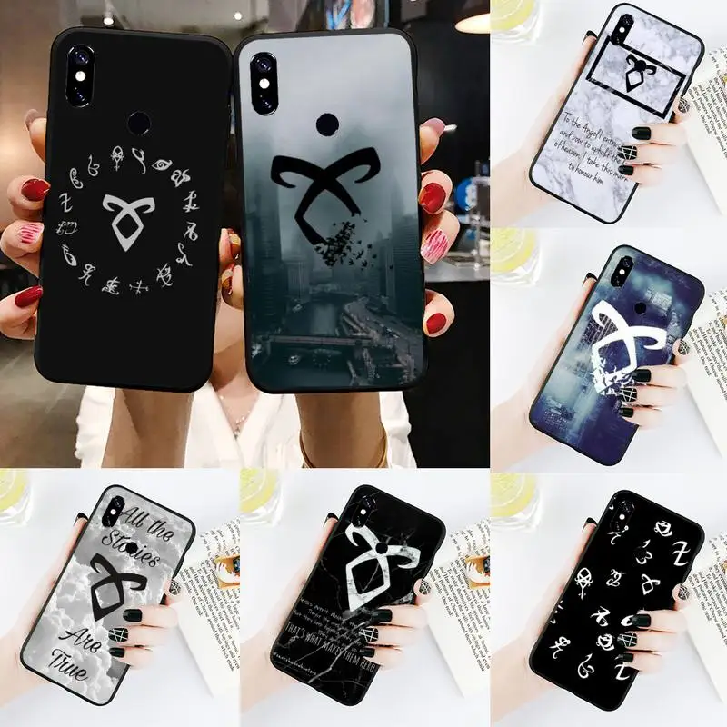 

Shadowhunters Runes Phone Case For Xiaomi Redmi Note 4 4x 5 6 7 8 pro S2 PLUS 6A PRO