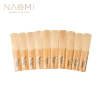 naomi 10pcsbox soprano saxophone reeds soprano be saxophone reeds 3 sax reed strength woodwind parts accessories