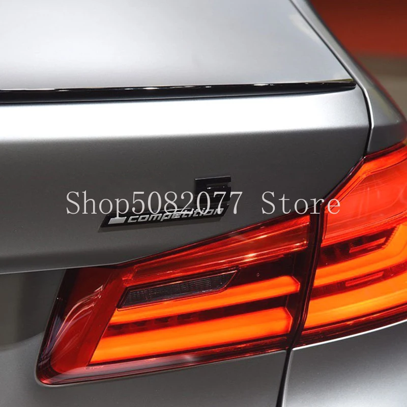 Глянцевая черная стойка для соревнований подчеркнутая Эмблема Для BMW Thunder Edition M1 M2